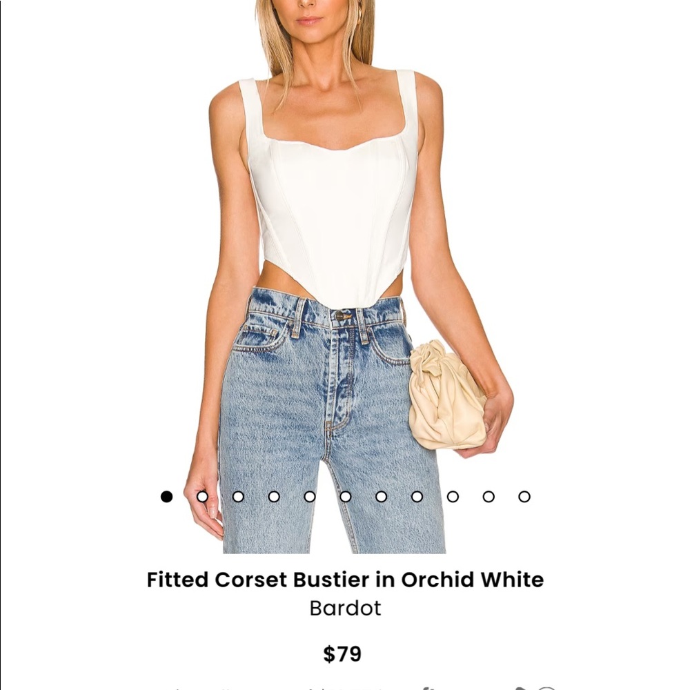 Fitted corset bustier